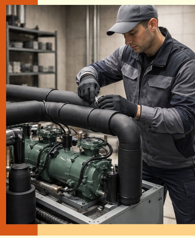 Утепление холодильного агрегата и теплоизоляция в Ефремове